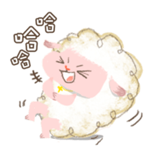 MonFu the sheep 2 sticker #12948773