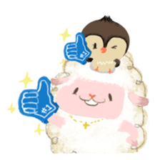 MonFu the sheep 2 sticker #12948774