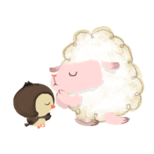 MonFu the sheep 2 sticker #12948780