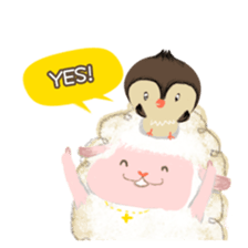 MonFu the sheep 2 sticker #12948782