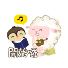 MonFu the sheep 2 sticker #12948788