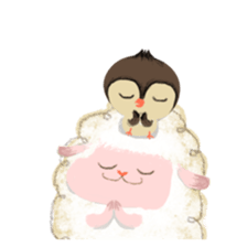MonFu the sheep 2 sticker #12948789