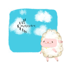 MonFu the sheep 2 sticker #12948791
