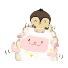 MonFu the sheep 2 sticker #12948793