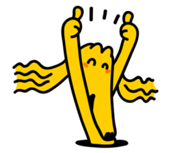 Odd_Afghan hound2 sticker #12949475