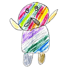 Various unique stickers