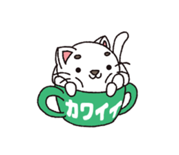 Shironeko tama sticker #12950044