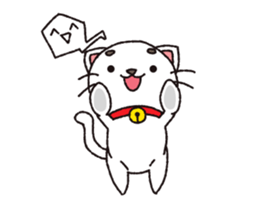 Shironeko tama sticker #12950055
