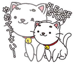 Shironeko tama sticker #12950069