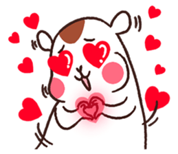 Hamuri the hamster sticker #12951057
