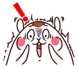 Hamuri the hamster sticker #12951068