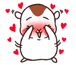 Hamuri the hamster sticker #12951069