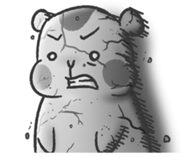 Hamuri the hamster sticker #12951073