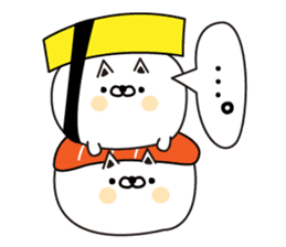 Sushi lover cat sticker #12951228