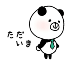 Rabbit and Panda. sticker #12951960