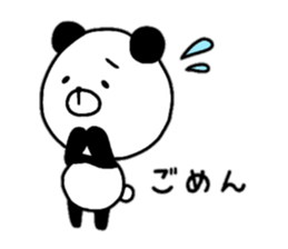 Rabbit and Panda. sticker #12951963