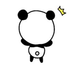 Rabbit and Panda. sticker #12951971
