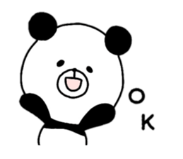 Rabbit and Panda. sticker #12951974