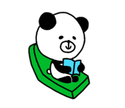 Rabbit and Panda. sticker #12951976