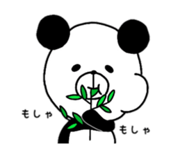 Rabbit and Panda. sticker #12951979