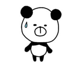 Rabbit and Panda. sticker #12951981