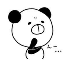 Rabbit and Panda. sticker #12951984