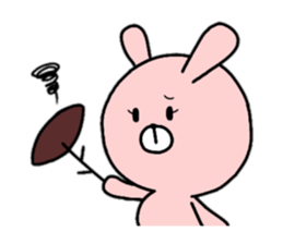 Rabbit and Panda. sticker #12951992