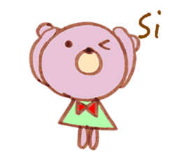 Bear living in Italy sticker #12952296