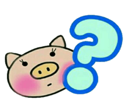 Very convenient! Very simple! 5 [Pig] sticker #12952338