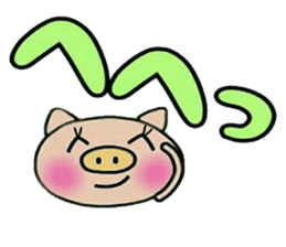 Very convenient! Very simple! 5 [Pig] sticker #12952345