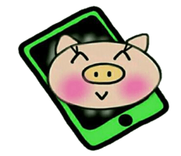 Very convenient! Very simple! 5 [Pig] sticker #12952355