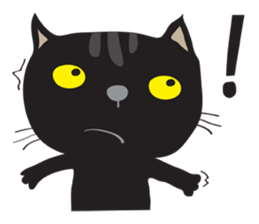 Black Cat Indy 2 sticker #12952798