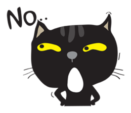 Black Cat Indy 2 sticker #12952799