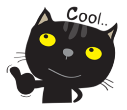 Black Cat Indy 2 sticker #12952800