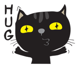 Black Cat Indy 2 sticker #12952804