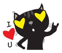 Black Cat Indy 2 sticker #12952806