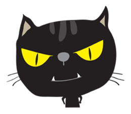 Black Cat Indy 2 sticker #12952811
