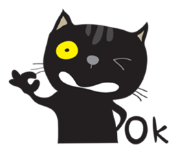 Black Cat Indy 2 sticker #12952815