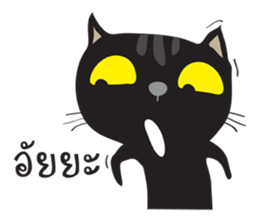 Black Cat Indy 2 sticker #12952820