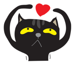 Black Cat Indy 2 sticker #12952823