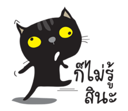 Black Cat Indy 2 sticker #12952825