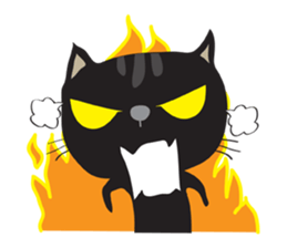 Black Cat Indy 2 sticker #12952830