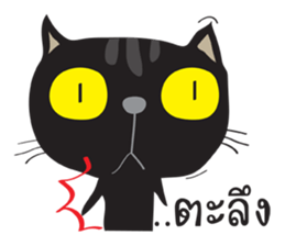 Black Cat Indy 2 sticker #12952833