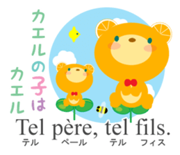 Let's learn more French and Japanese! sticker #12954515