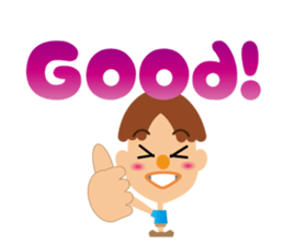 Daily life of a cute boy. sticker #12955402