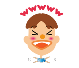 Daily life of a cute boy. sticker #12955407