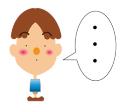 Daily life of a cute boy. sticker #12955411