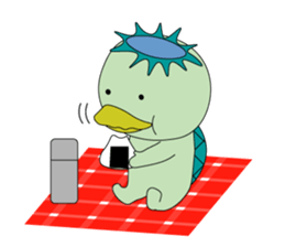 Kappa is Japanese UMA 2 revised edition sticker #12956374