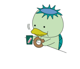 Kappa is Japanese UMA 2 revised edition sticker #12956375