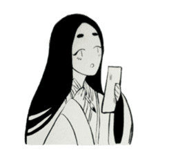 KIMONO Girl (Heian,Edo) sticker #12956458